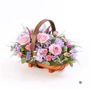 Pink and Lilac Basket 