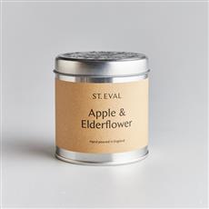 Apple &amp; Elderflower Scented Tin Candle