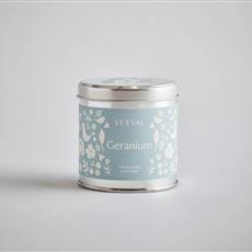 Geranium, Summer Folk Scented Tin Candle 