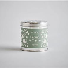 Lemon &amp; Thyme, Summer Folk Scented Tin Candle 