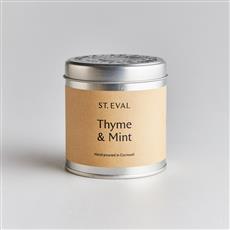 Thyme &amp; Mint Scented Tin Candle