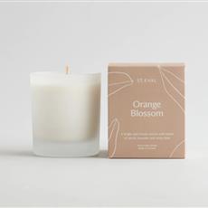 Orange Blossom Lamorna Glass Candle