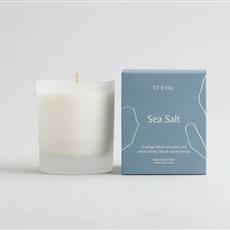 Sea Salt Lamorna Glass Candle