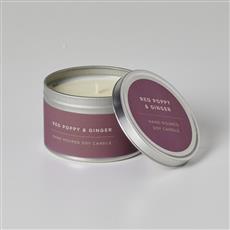 Poppy &amp; Ginger Tin Candle