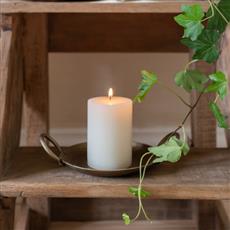Forged Round Candle Plate