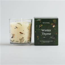 Winter Thyme Christmas Wonderland Glass Candle