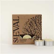 Sea Moss &amp; Driftwood Scented Tealights